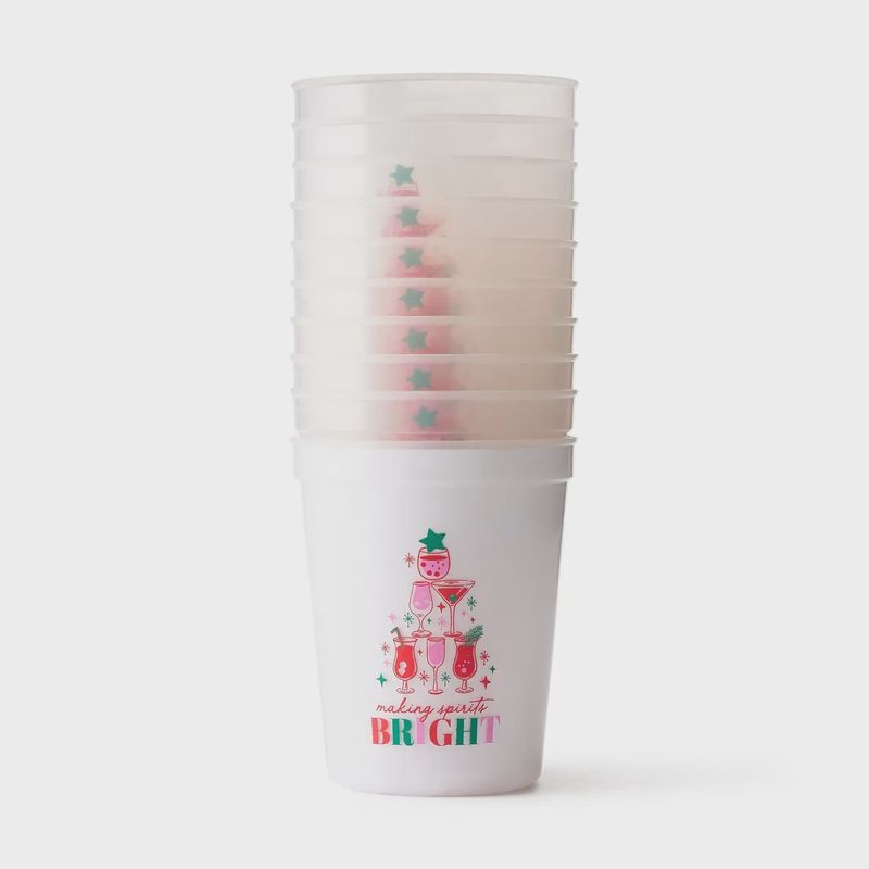 Making Spirits Bright Color Changing Cup Stack