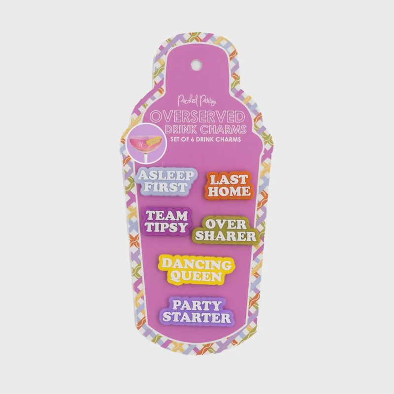 Overserved Drink Charm &amp; Marker Set