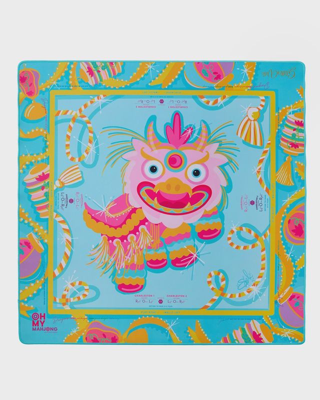 Glitterville Pink Dragon Mat