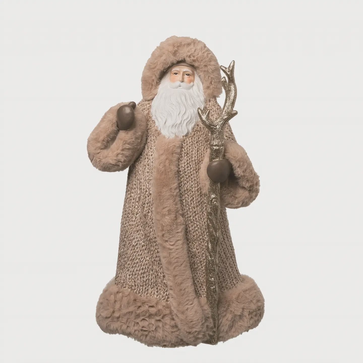 Cozy Santa with Staff