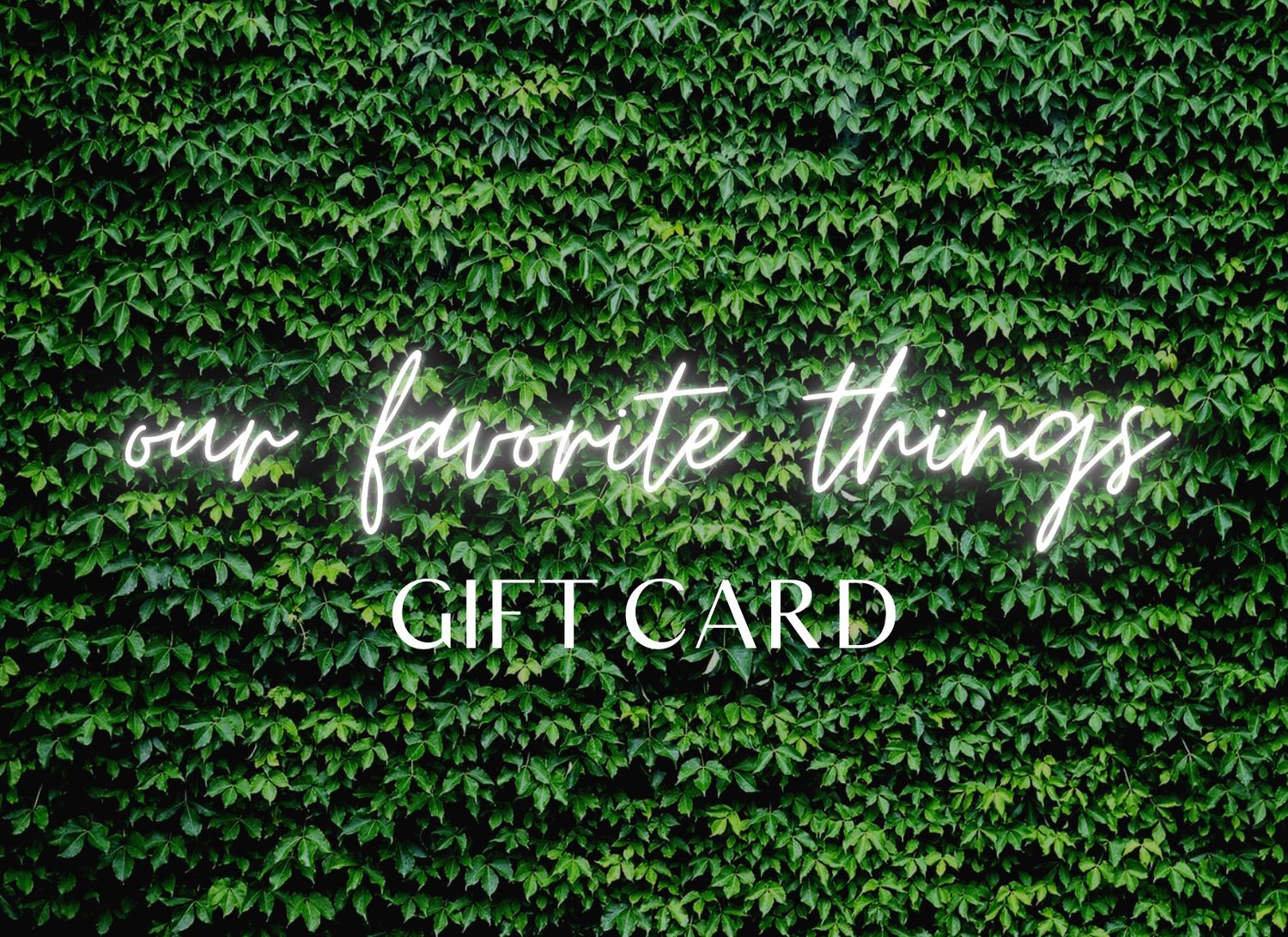 Gift card