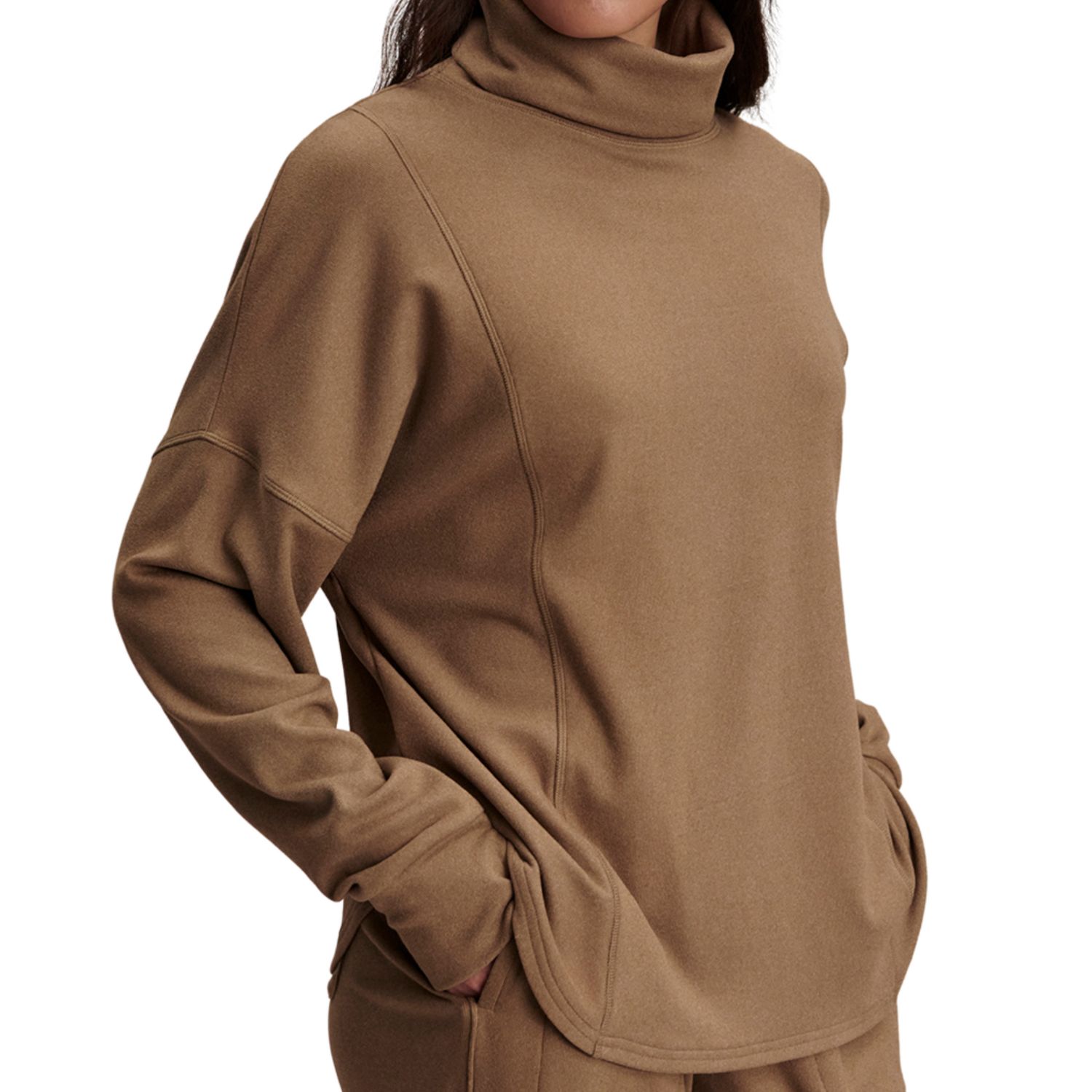 Rainer Roll Neck Midlayer | Ash Taupe