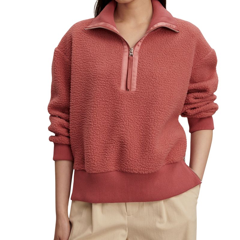 Roselle Half Zip Fleece | Mauvewood