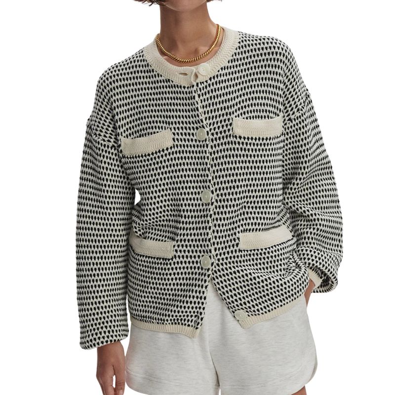 Tidewell Textured Knit Jacket | Birch Multi