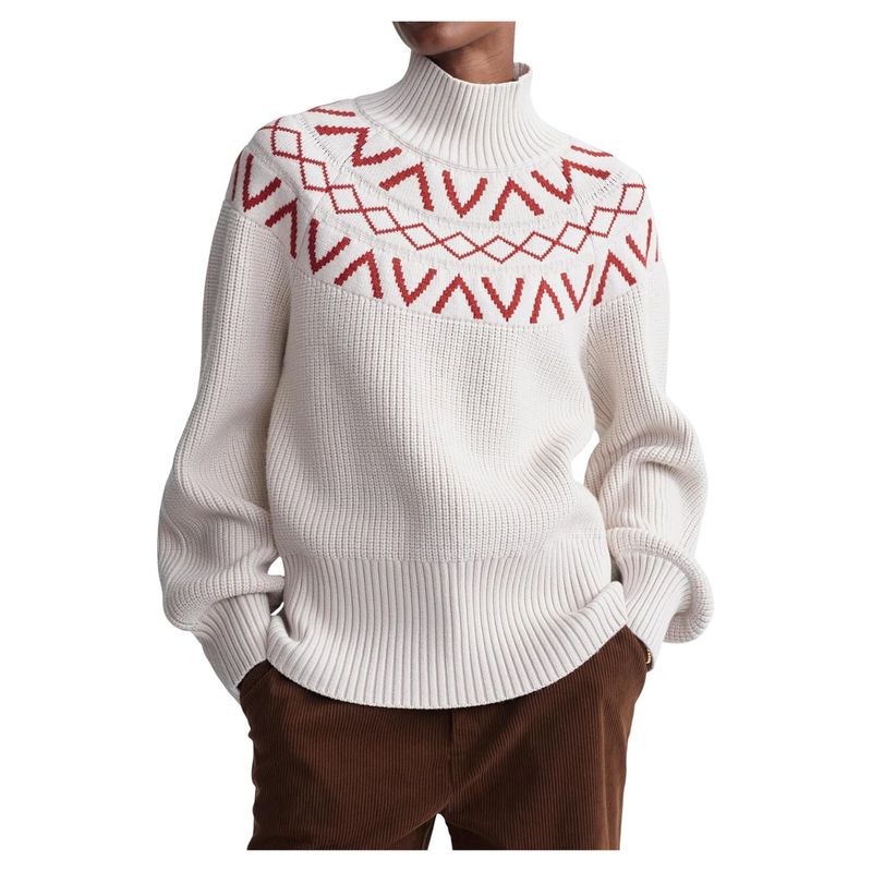 Marcie Fairisle Yoke Knit Sweater