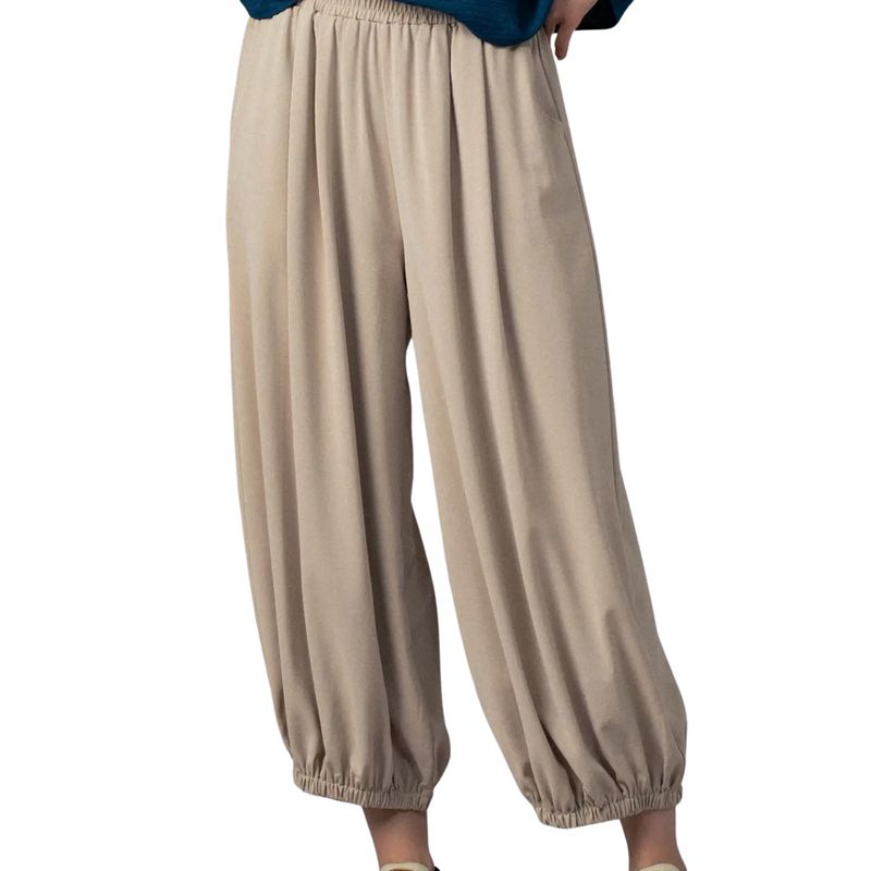 Boho Relaxed Fit Elastic Cuff Pants