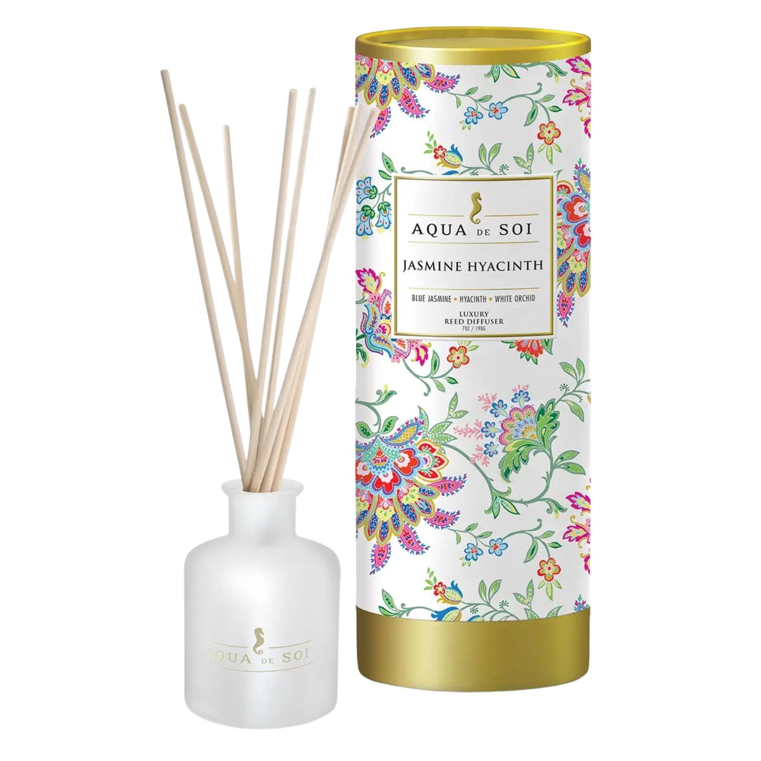 Jasmine Hyacinth Reed Diffuser – 7oz Floral Home Scent