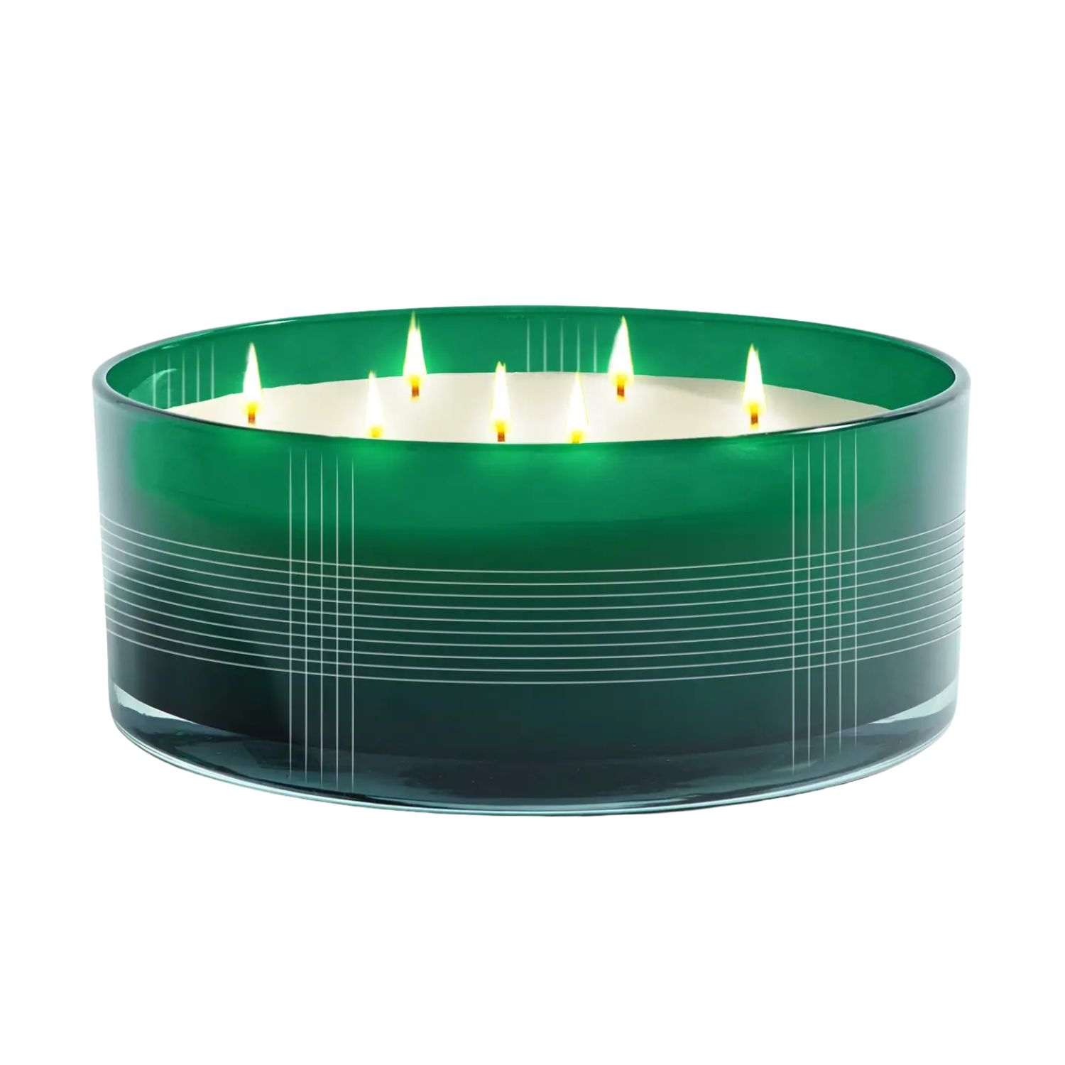 Mistletoe &amp; Holly Plaid XL Centerpiece 7-Wick 60oz Candle