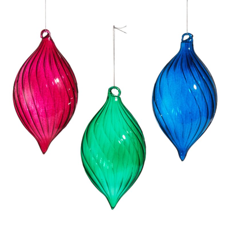 Blown Glass Ornament | 3 Colors