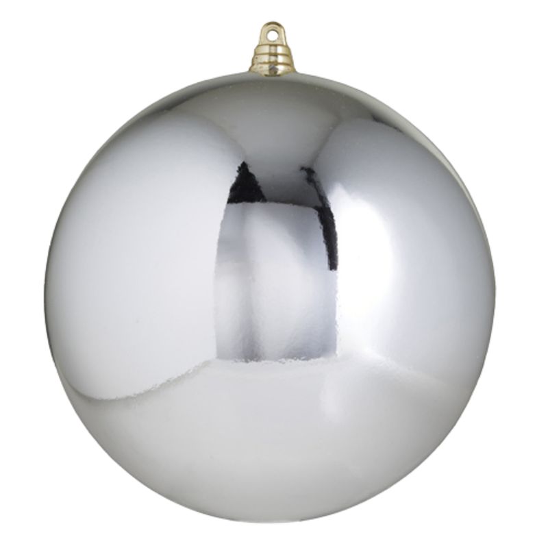 6" Shiny Ornament | Silver