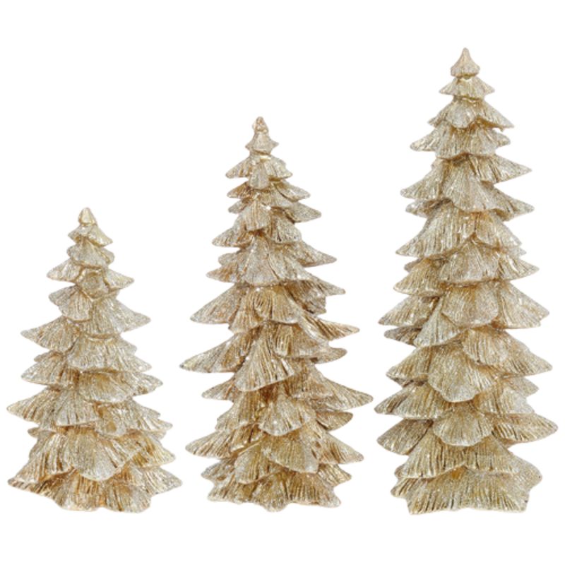 Gold Glitter Tree | 3 Sizes