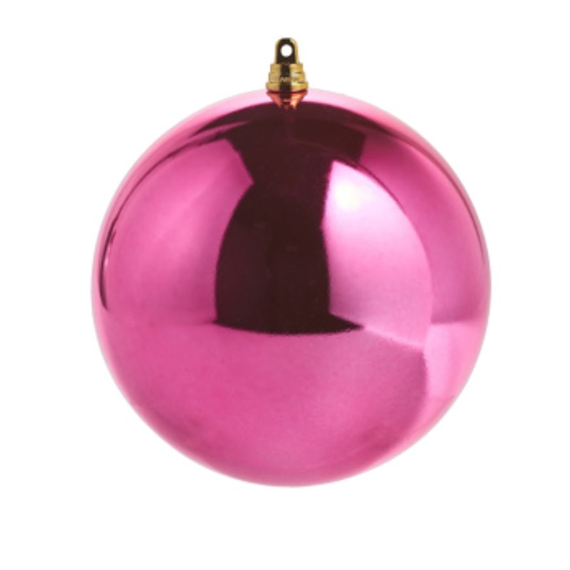 6" Shiny Ornament - Light Pink