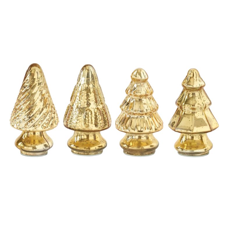 Mini Mercury Glass Tree | Gold