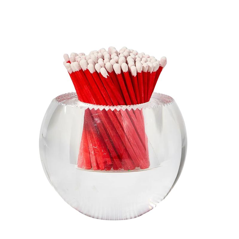 Round Match Striker - Candy Cane Matches