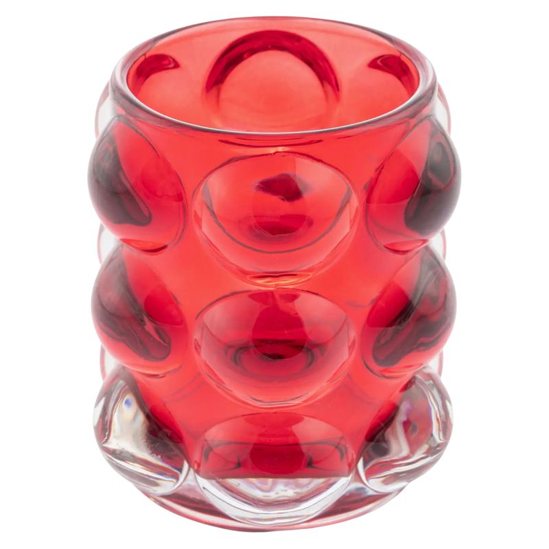 Lucia Hobnail Votive- Red