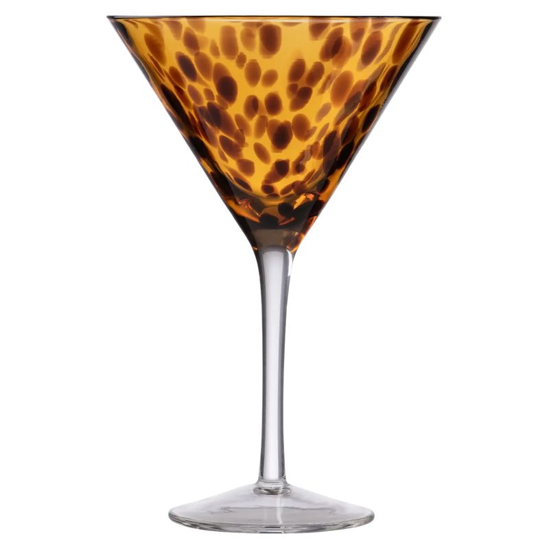 Tortoiseshell Martini Glasses