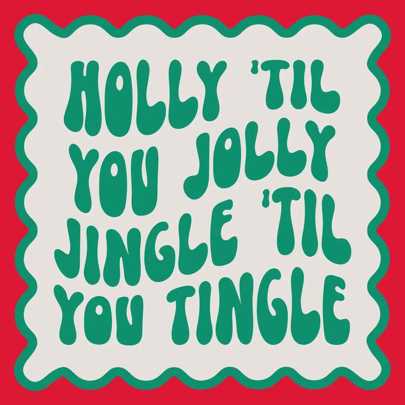 Funny Holiday Cocktail Napkins | Holly Jingle