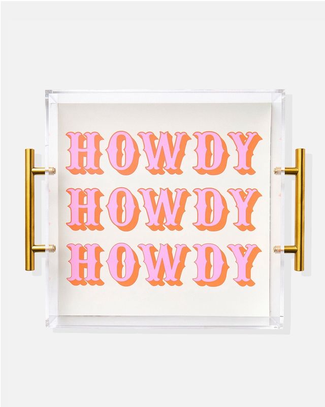 Howdy Tray Large