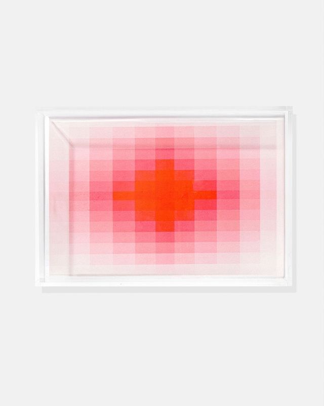Pink Color Space Small Tray