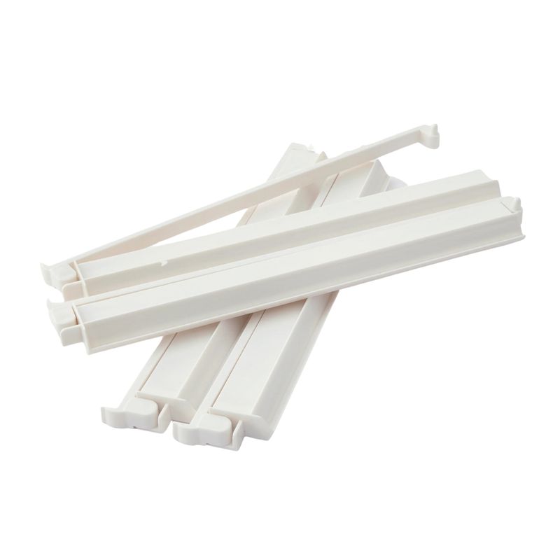 White Acrylic Rack &amp; Pusher Set