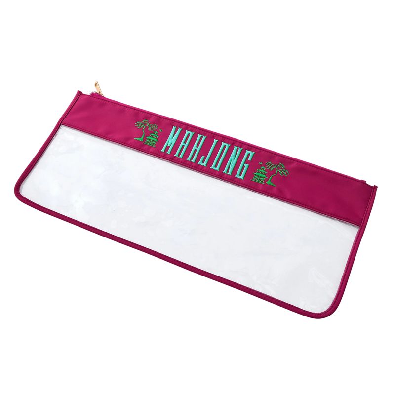 Magenta Pagoda Mahjong Bag