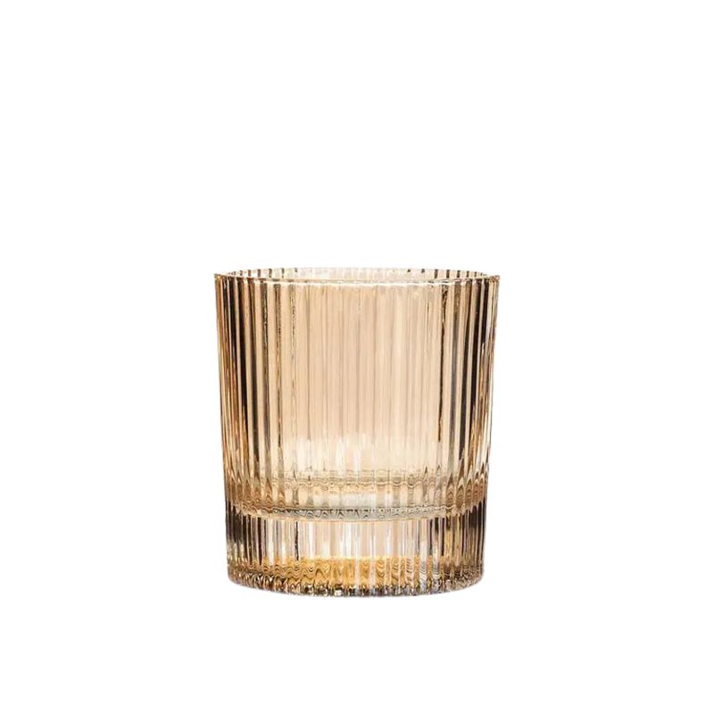 Vertical Optic Tumbler-Amber-10oz