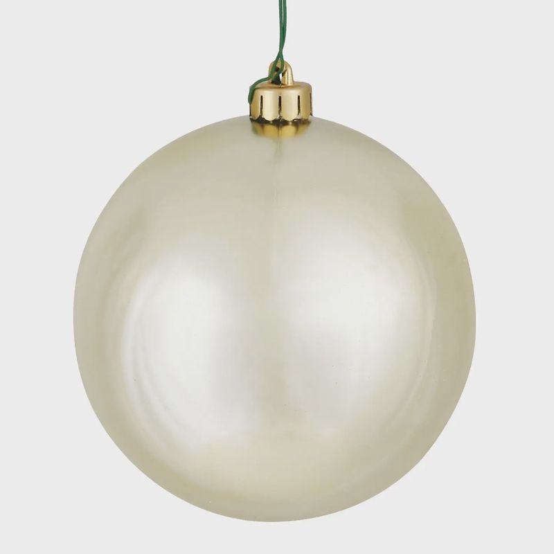 10&quot; Champagne Shiny Ornament