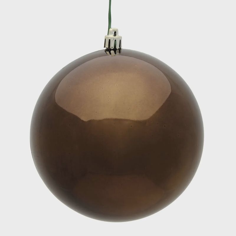 10&quot; Chocolate Shiny Ornament
