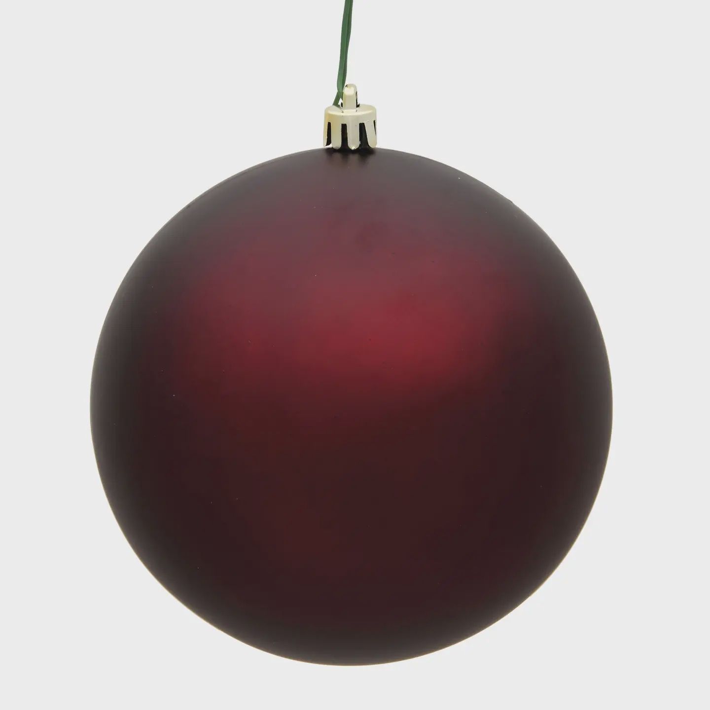 8&quot; Burgundy Matte Ornament