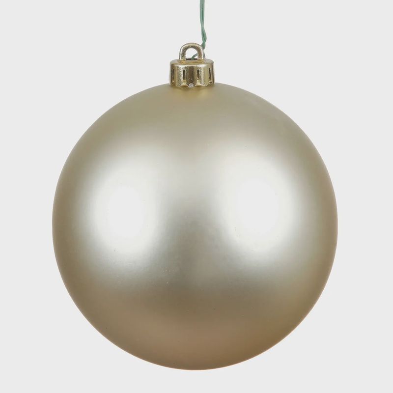 8&quot; Champagne Matte Ornament