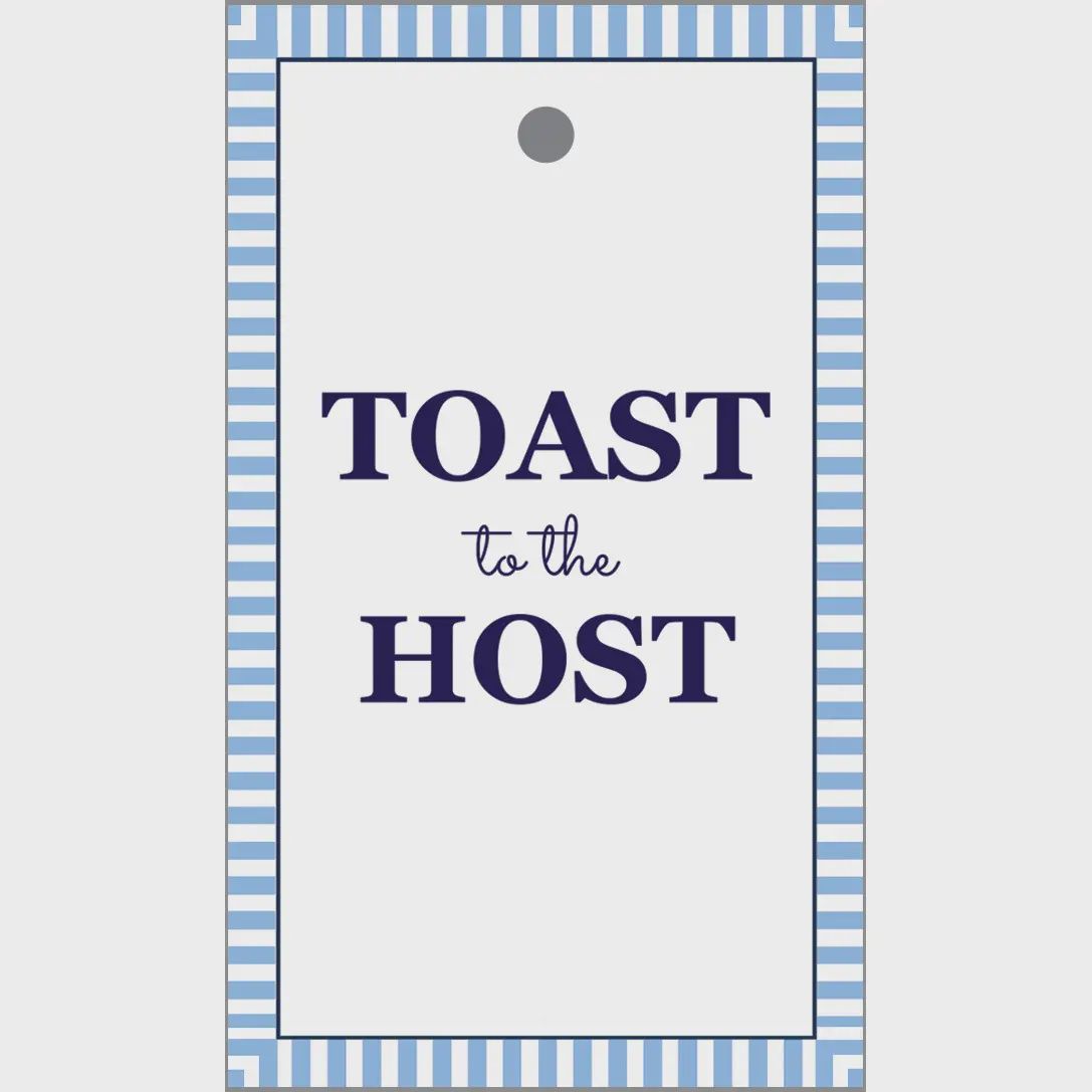 Toast to the Host Gift Tag