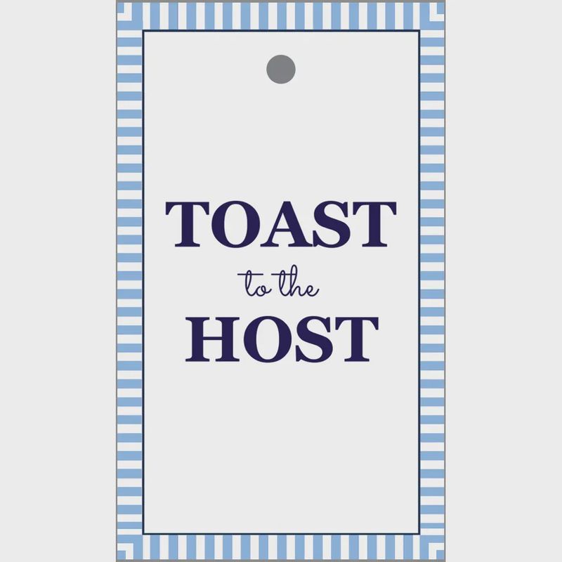 Toast to the Host Gift Tag