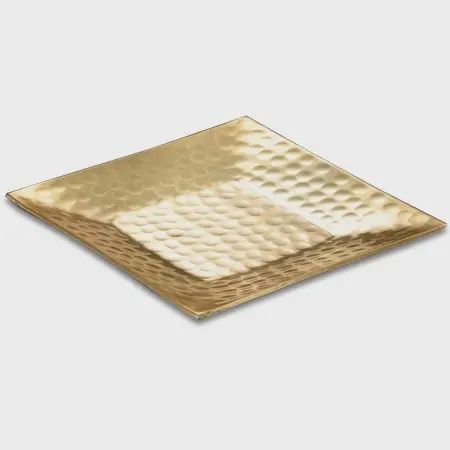 Small Gold Hammered Tray