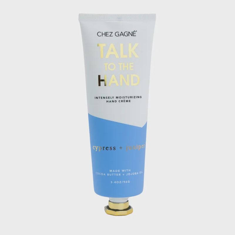 3.4 oz Talk To the Hand - Cypress + Juniper Hand Cream