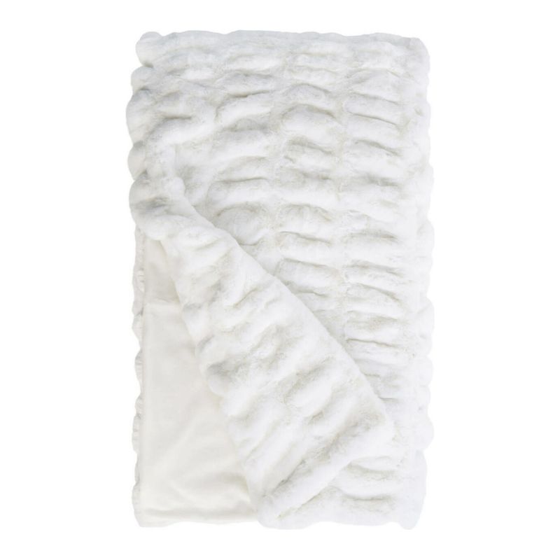 Mink Throw - Snow