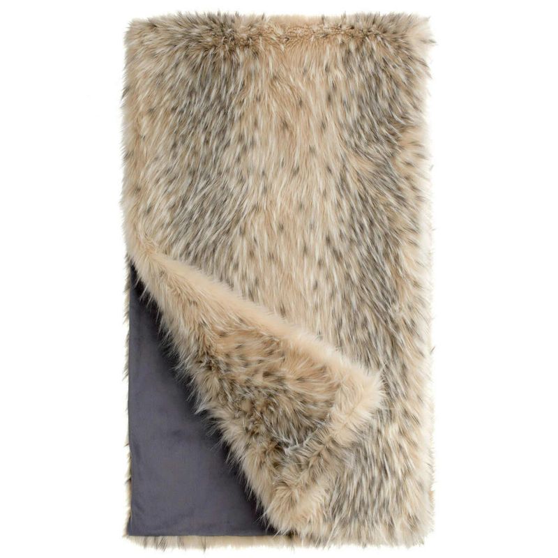 Arctic Leopard Throw