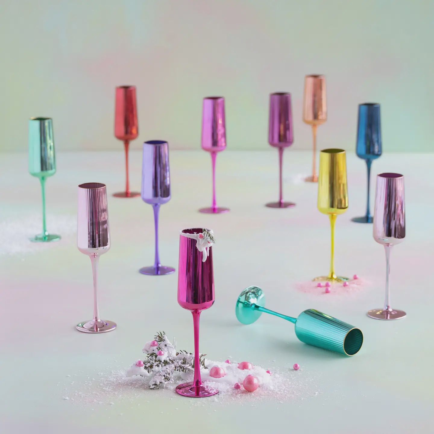 Rainbow Reflective Flute