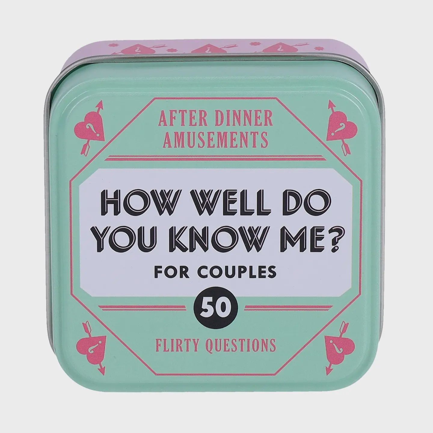 After Dinner Amusements: How Well Do You Know Me? For Couples