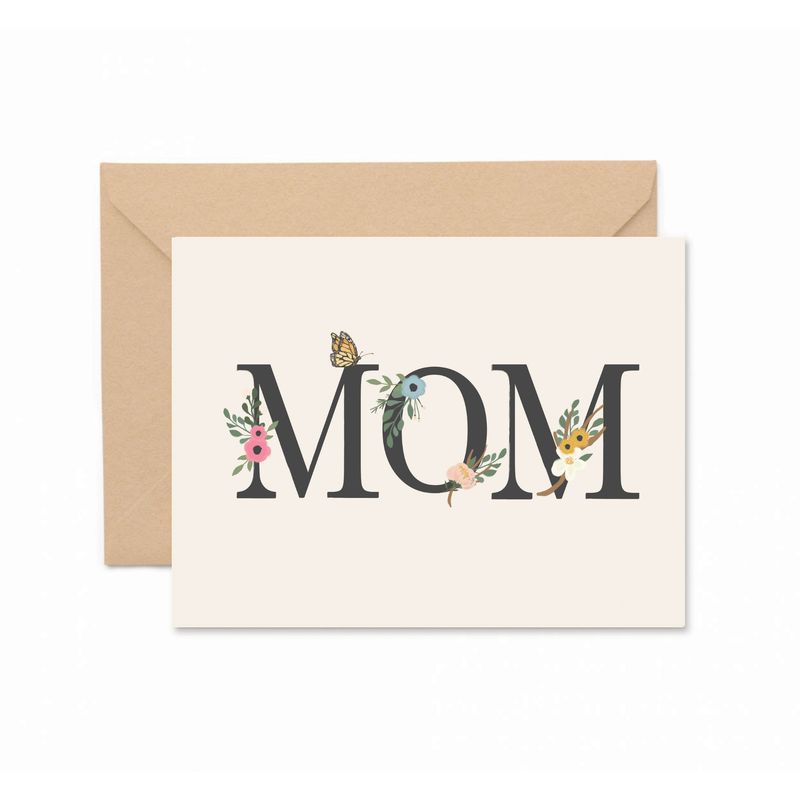 Mom Floral Mother&#39;s Day Greeting Card