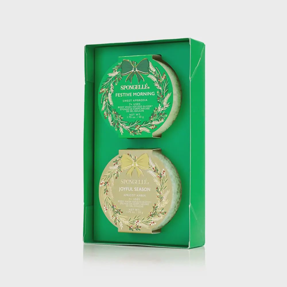 Warmth &amp; Wonder Holiday Wreath Body Buffer Gift Set