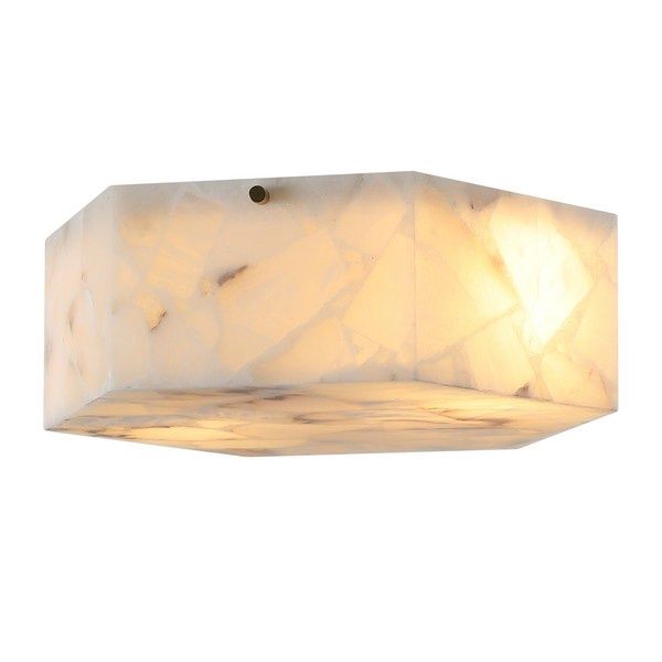 Alabaster Semi-Flush Mount