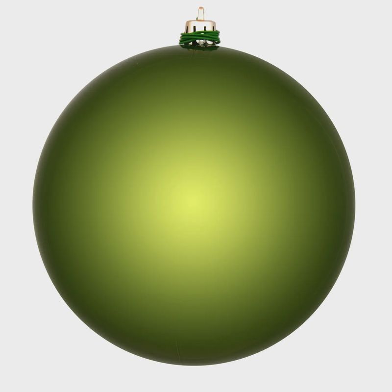 6&quot; Juniper Green Shiny Ball Ornament