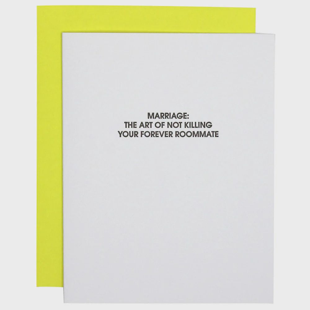 Marriage Forever Roommate Card