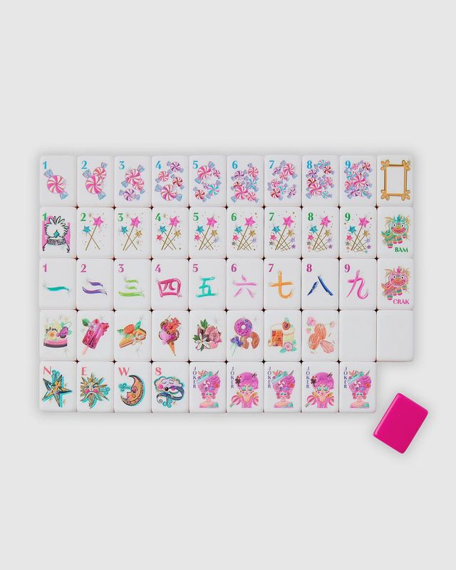 Glitterville Mahjong Tiles