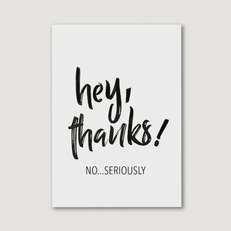 Hey Thanks Greeting Card