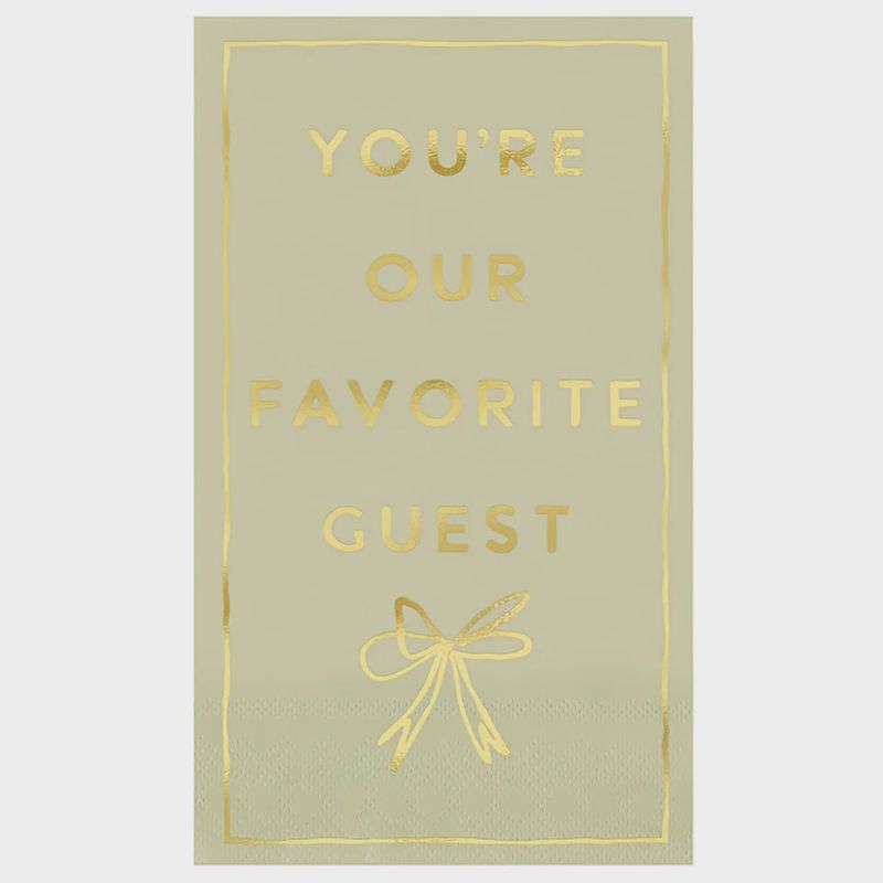 Paper Guest Napkins - You're Our Favorite Guest