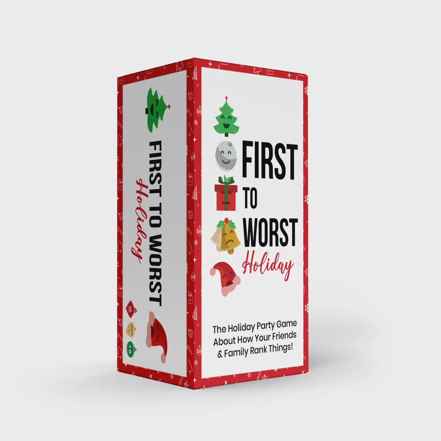 First To Worst Holiday Party Game - the Christmas Card Game