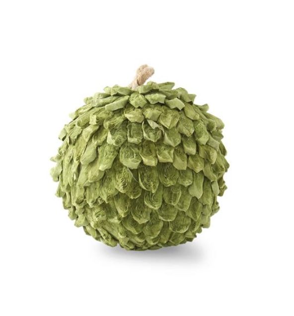 4.25" Green Petal Leaf Ball