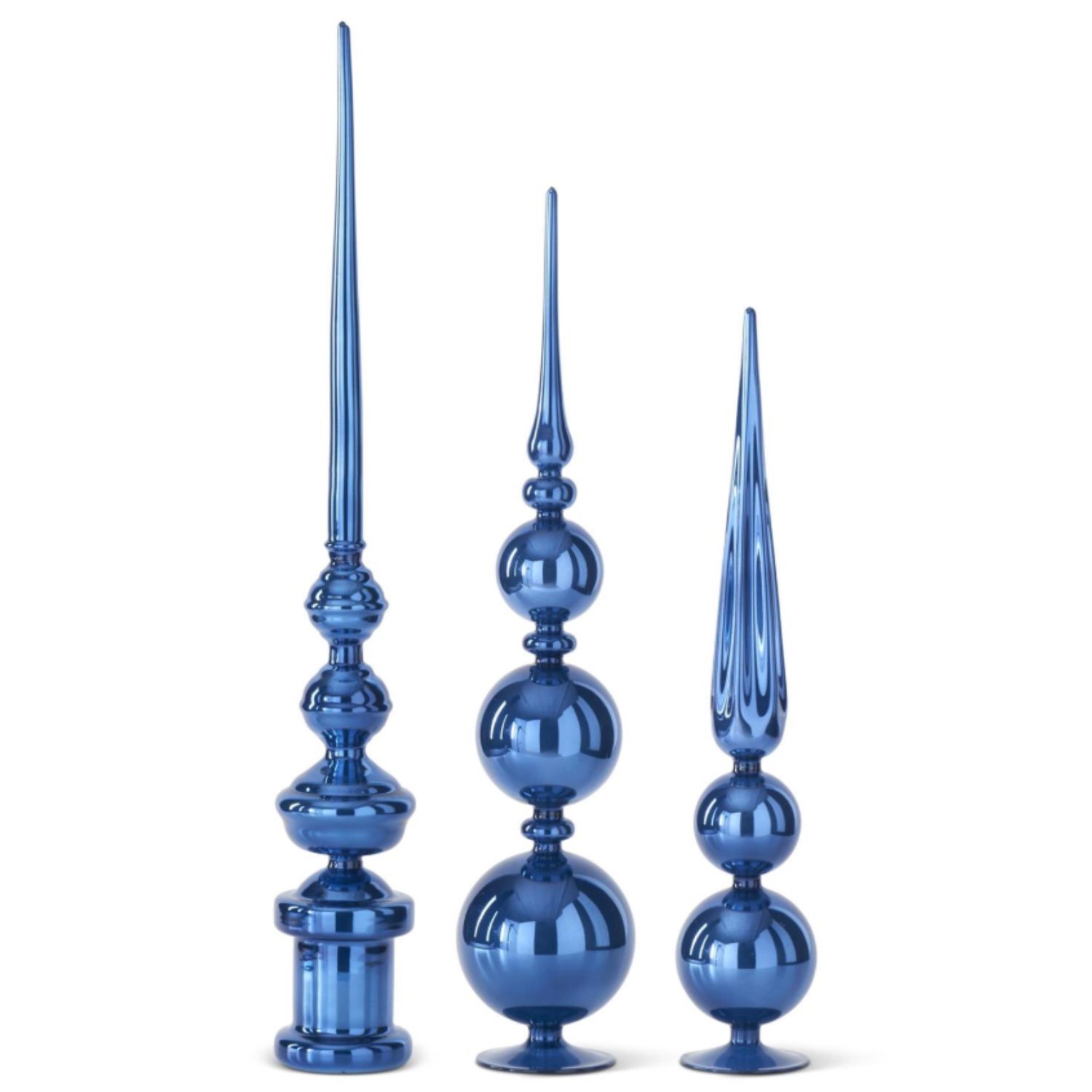 Blue Glass Finials- 3 Options