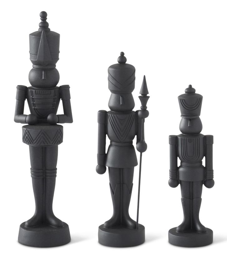 Matte Black Soldiers- 3 Sizes